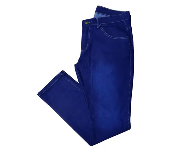 Calça Jeans Masculina Básica Tradicional Com Elastano
